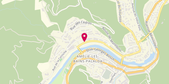 Plan de AZEMA Bruno, 44 Boulevard de la Petite Provence, 66110 Amélie-les-Bains-Palalda