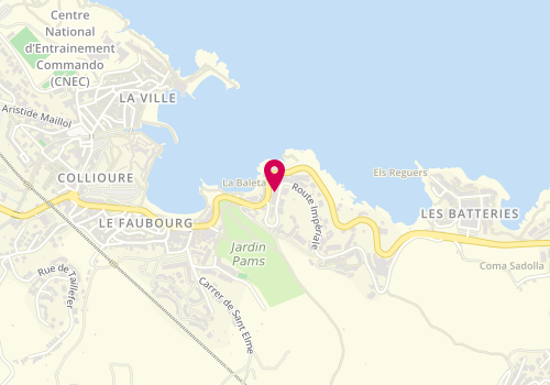 Plan de MUNOZ Mateos Candela, Route de Port Vendres, 66190 Collioure