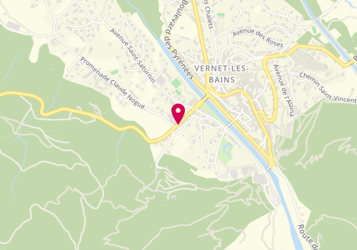 Plan de BUSSY Christophe, Route de Sahorre, 66820 Vernet-les-Bains