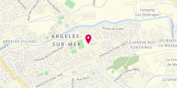 Plan de BOFFY Maxime, 157 Avenue de Charlemagne, 66700 Argelès-sur-Mer
