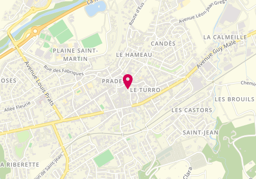 Plan de LARUE Bertrand, 1 Rue Victor Hugo, 66500 Prades