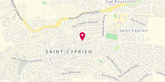 Plan de PREVIDI Emmanuel, 77 Avenue du Roussillon, 66750 Saint-Cyprien