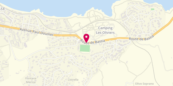 Plan de AMBROGI Jacques, Route de Bastia, 20220 Monticello