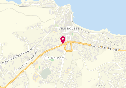 Plan de LAFARGUE Laure, Route de Calvi, 20220 L'Île-Rousse