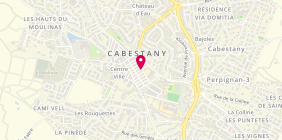 Plan de CASTANO POUQUET Corinne, 1 Rue Marechal Foch, 66330 Cabestany