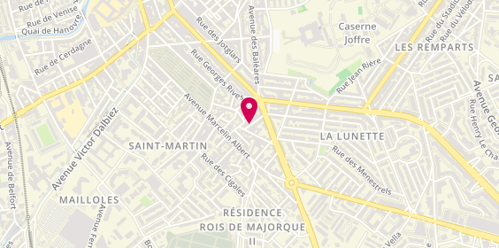 Plan de CASTELLANI Alain, 14 Rue Fantin Latour, 66000 Perpignan