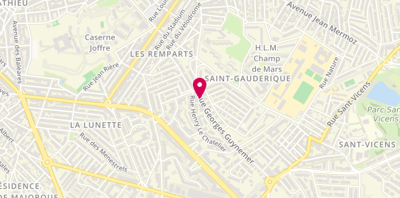 Plan de NEDELLEC Marie Hélène, 62 Avenue Guynemer, 66000 Perpignan