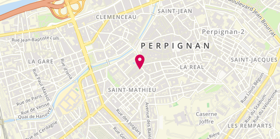 Plan de AGUESSE Coralie, 3 Rue Maréchal Foch, 66000 Perpignan