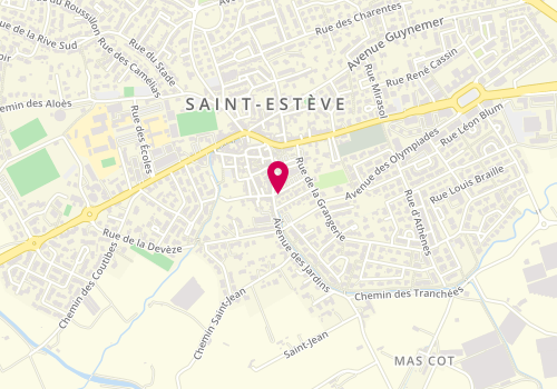 Plan de REYNAUD Sarah, 2 Rue Urbain Paret, 66240 Saint-Estève