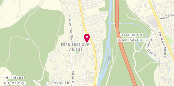 Plan de GERVAISEAU Arnaud, 2 Place du Bernet, 09000 Ferrières-sur-Ariège