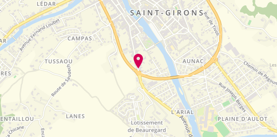Plan de ARGUESO GIMENEZ-ORTIZ Jana, 57 Avenue Gallieni, 09200 Saint-Girons