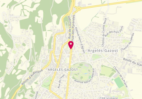 Plan de MARGAIX Stéphane, 30 Avenue des Pyrenees, 65400 Argelès-Gazost
