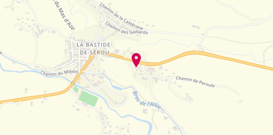 Plan de MERLY Pierre, Route de Nescus, 09240 La Bastide-de-Sérou