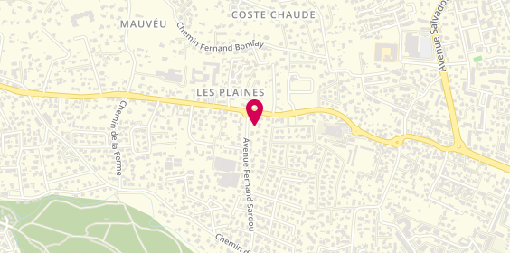 Plan de MAKHNAS Abdelhakim, 102 Avenue Fernand Sardou, 83500 La Seyne-sur-Mer