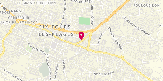 Plan de GALLOIS Bérengère, 10 Rue de la Republique, 83140 Six-Fours-les-Plages