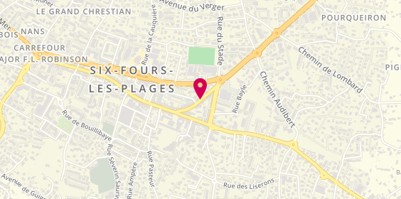 Plan de GUIOT Fabien, 9 Rue de la Republique, 83140 Six-Fours-les-Plages