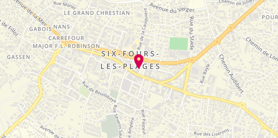 Plan de BURNICHON RANNOU Christine, 56 Place des Poilus, 83140 Six-Fours-les-Plages