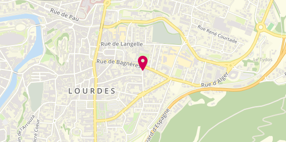 Plan de BOUFFARD Pierre, 1 Place de la Republique, 65100 Lourdes