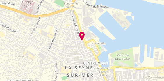 Plan de COTTURA Lilian, 52 Rue Gambetta, 83500 La Seyne-sur-Mer
