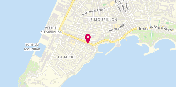 Plan de LECARDONNEL Pauline, 298 Boulevard Docteur Cuneo, 83000 Toulon
