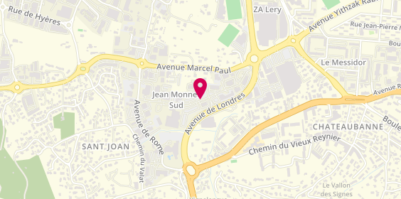 Plan de CHAZEL Thomas, 424 Rue de Lisbonne, 83500 La Seyne-sur-Mer