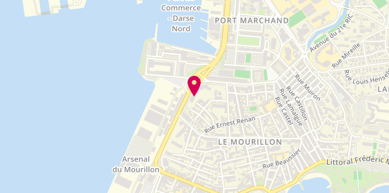 Plan de DE FERRIERES DE SAUVEBOEUF Victoire, 1 Avenue des Tirailleurs Senegalais, 83000 Toulon