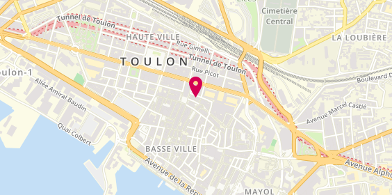 Plan de DANDLO Elodie, 9 Rue Corneille, 83000 Toulon