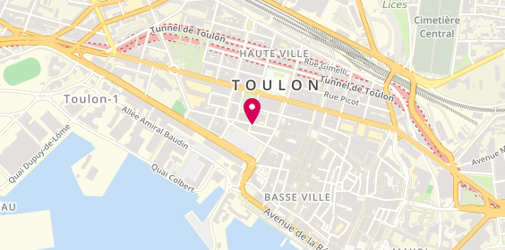 Plan de BOURROUX Arnaud, 97 Avenue Jean Jaures, 83000 Toulon