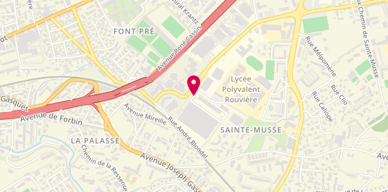 Plan de LABELLE Laure, 54 Rue Henri Sainte Claire Deville, 83056 Toulon
