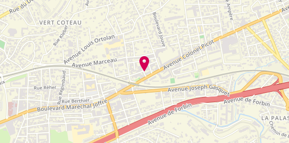 Plan de LEBRASSEUR Antoine, 28 Boulevard Alata, 83100 Toulon
