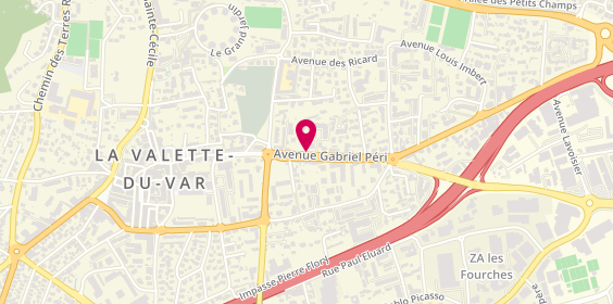 Plan de BERGERON Aurélie, 227 Avenue Gabriel Peri, 83160 La Valette-du-Var