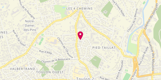 Plan de PERFEZOU Gwenn, 40 Rue Louis Jouvet, 83200 Toulon