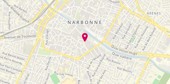 Plan de BOUREAU Antoine, 1 Rue des Jacobins, 11100 Narbonne
