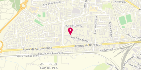 Plan de FELEZ Ariane, 7 Rue Emile Eudes, 11100 Narbonne