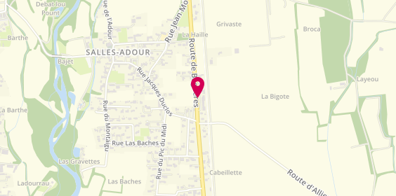 Plan de BEROUS Julie, 59 Route de Bagneres, 65360 Salles-Adour