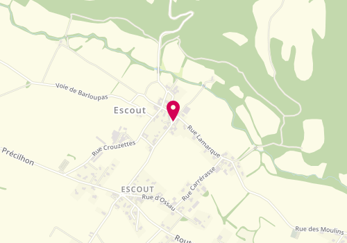Plan de DESMAISON Bruno, 2 Place Cailleau, 64870 Escout