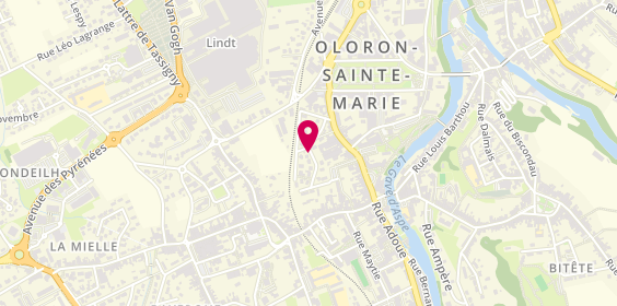 Plan de BANCEL Caroline, 8 Rue du Pasteur Cadier, 64400 Oloron-Sainte-Marie