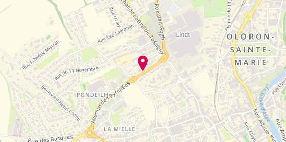 Plan de MARESTIN Céline, Boulevard des Pyrenees, 64400 Oloron-Sainte-Marie