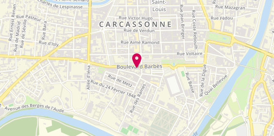 Plan de HERBILLON Pascal, 55 Boulevard Barbès, 11000 Carcassonne