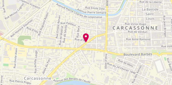 Plan de FONTAINE Matthieu, 40 Avenue Bunau Varilla, 11000 Carcassonne