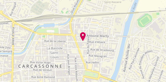 Plan de ROBLES RODRIGUEZ JUAN FRANCISCO, 66 Rue d'Alsace, 11000 Carcassonne