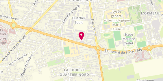 Plan de BARRERE Maëlle, 11 Rue du Chateau d'Eau, 65000 Tarbes