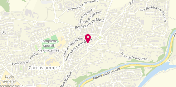 Plan de BARON Fabienne, 18 Rue Louis Braille, 11000 Carcassonne