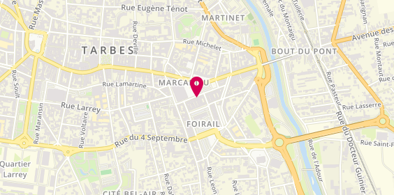 Plan de SEVILLA Jean Michel, 18 Place Marcadieu, 65000 Tarbes