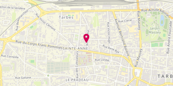 Plan de LAVAINE Océane, 13 Bis Rue Pasteur, 65000 Tarbes