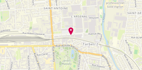 Plan de COLLIN Sandrine, 8 Avenue des Forges, 65000 Tarbes
