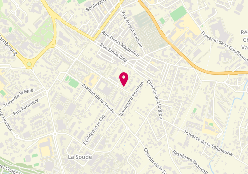 Plan de VERGE Laurent, 1 Avenue de la Martheline, 13009 Marseille