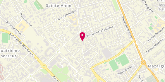 Plan de ASSOUAD DUBARRY Isabelle, 585 Avenue de Mazargues, 13009 Marseille