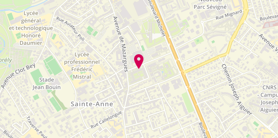 Plan de ROMAGNY Boris, 21 Avenue de Maupassant, 13008 Marseille