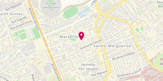 Plan de DANIEL Jean Pierre, 14 Boulevard Gustave Ganay, 13009 Marseille
